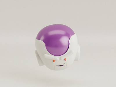 Freeza 3d anime ball c4d cinema culture dragon freeza freezer kawaii pop