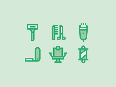 Hairdressing & barbershop for Flaticon part II