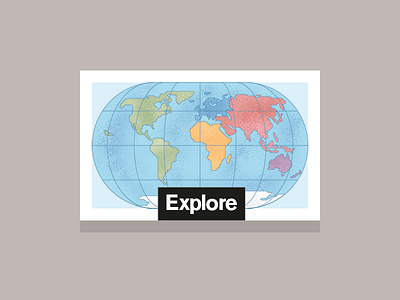 Let's go! adventure continent country explorer land map sticker