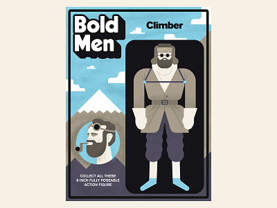 Climber action toy action toy bold men strong adventure climb climber mountain