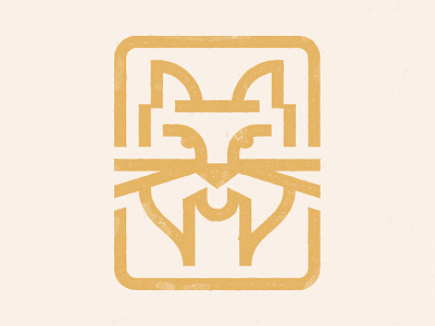 Lynx Symbol animal badge cat icon line logo lynx stroke symbol trademark