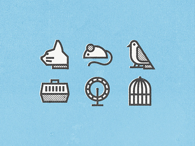 Veterinary for Flaticon part. I animal animals bird cage cat icon line mouse pack texture veterinary wheel