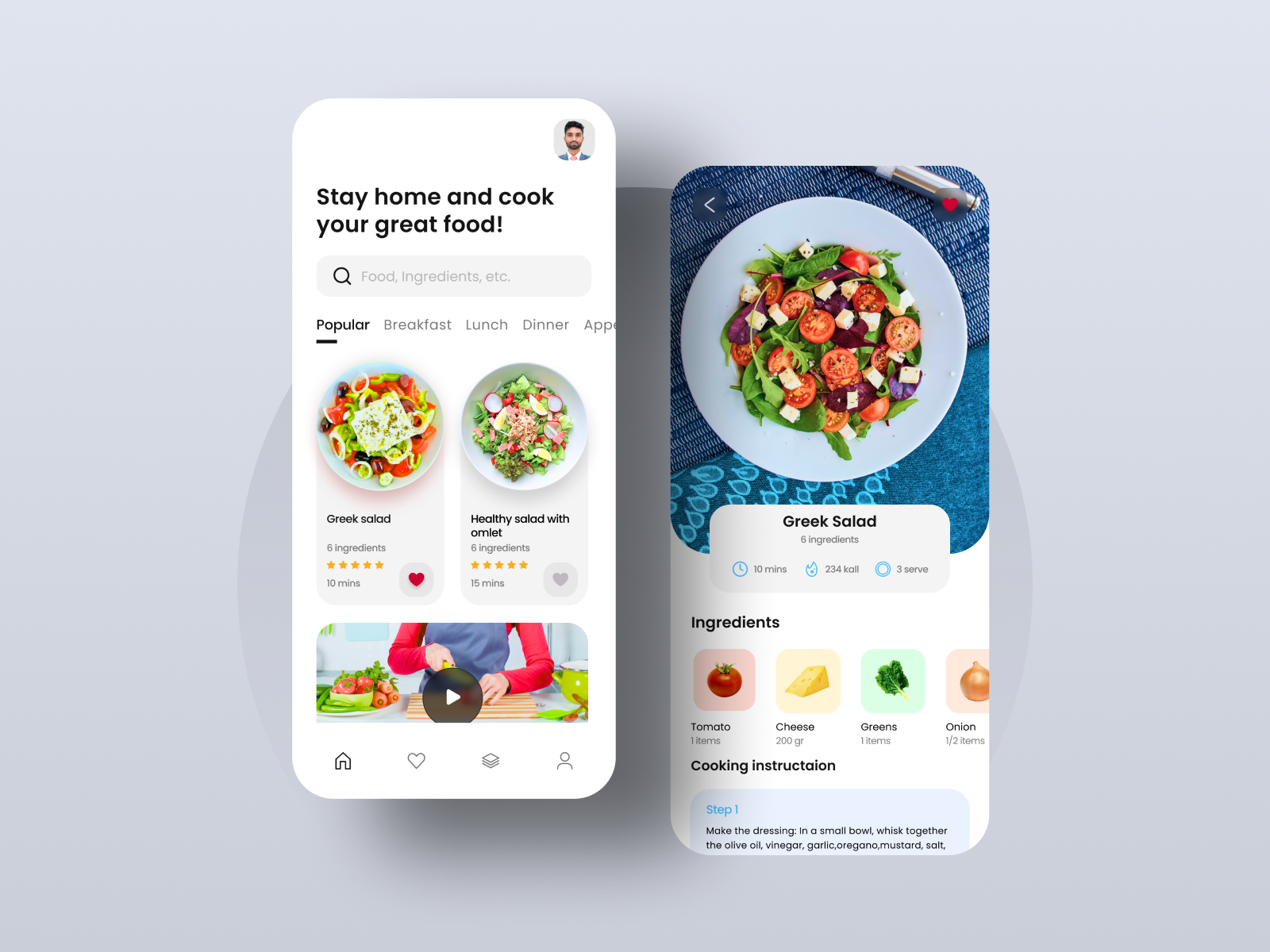 Recipe App by Aftab Ahmad on Dribbble