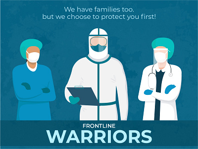Frontline Warriors adobe illustrator design frontline warriors graphic design health workers illustration new design trends pandemic popular designs tribute to frontline warriors vector