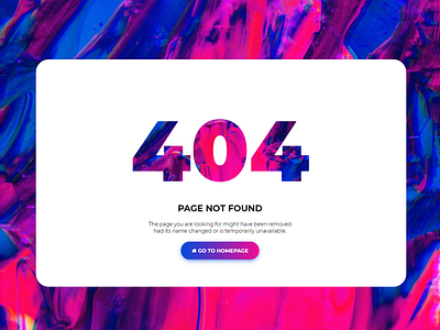 404 - Web error page template