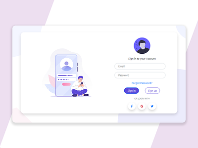 Bootstrap Login page Template