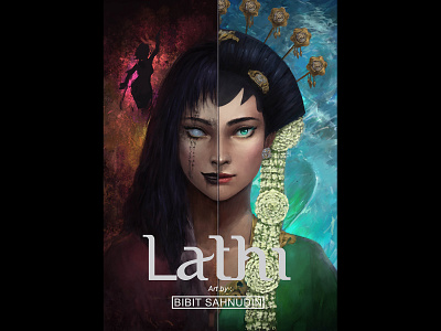 lathi artwork digitalpainting edm fanart illustration lathi weirdgenius