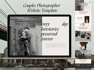 Couples Photographer Website Template