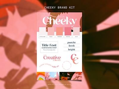 Cheeky Brand Kit branding design logo typography