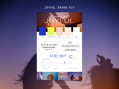 Joyful Brand Kit branding design logo typography