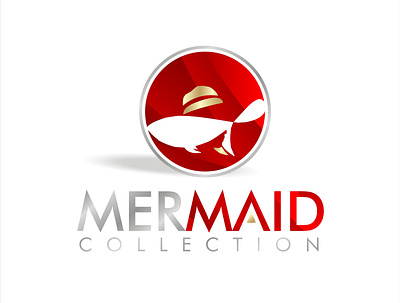 Mermaid Logo advertising art branding design graphic design illustration logo minimal typography vector