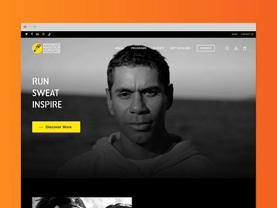 Indigenous Marathon Foundation UX Design