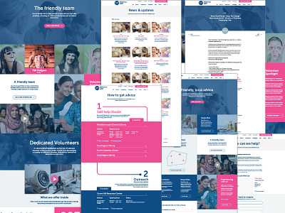 Almost there... blue design graphic design layout pink web website design websites