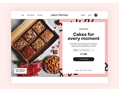 Cake Stories Website