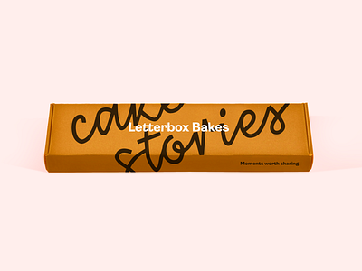 Cake Stories Letterbox Bakes Packaging bakes brand brand identity branding cake letterbox logo logo design moments packaging packaging design stories visual identity