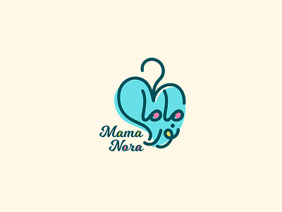 mama nora logo clothes kids logo mama nora