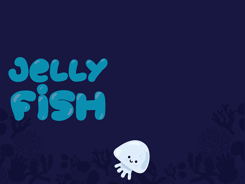 Simple Jelly Fish 2D Animation in After Effects after effects animation character game illustration jelly fish motion design motion graphic