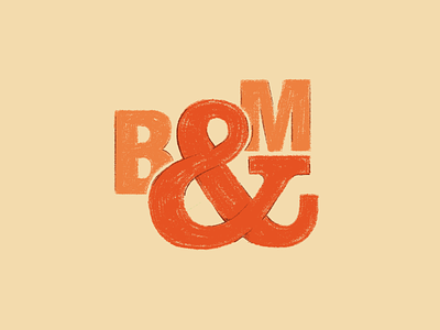 Restaurant 2 ampersand b design illustration m restaurant typography