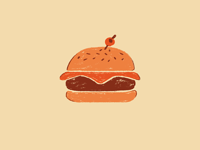 Hamburger design food hamburger icon illustration restaurant