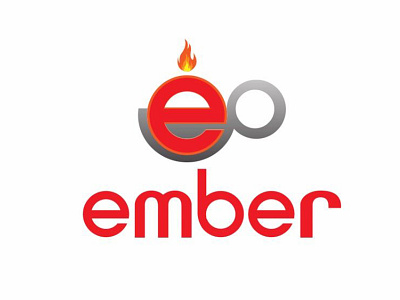 Ember logo branding graphic design logo