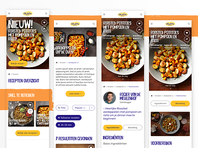 CêlaVíta app design diner food lunch mobile potato potatoe recipe sketch ui ux ux design