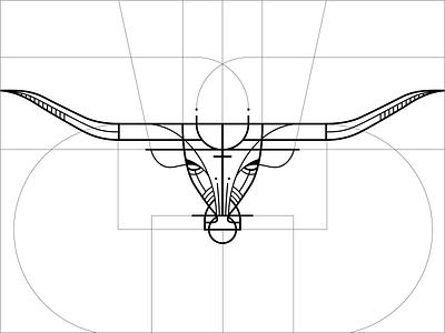 Longhorn bull head longhorn