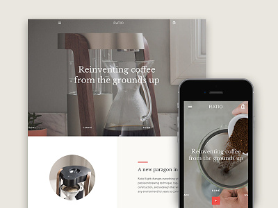 Narrative - Warm preset e-commerce shopify theme web design