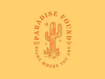 Paradise Found badges branding graphic design identity illustration jay master design logo packaging paradise found typography