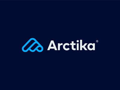 Arctika apparel blue brand branding custom typography hiking identity jay master design logo mountain outdoor packaging print snowboard sports surf typography wave