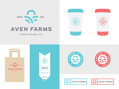 Aven Farms alphabet custom type design graphic graphic design icon identity illustration logo typography vector