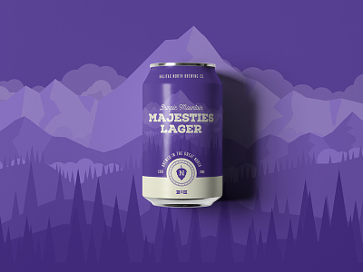 Purple Mountain Majesties austin beer cans committee halifax north jay master design packaging purple mountain majesties