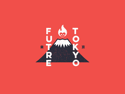Future Tokyo Fuji apparel branding futre tokyo identity logo mark package design packaging skating skull