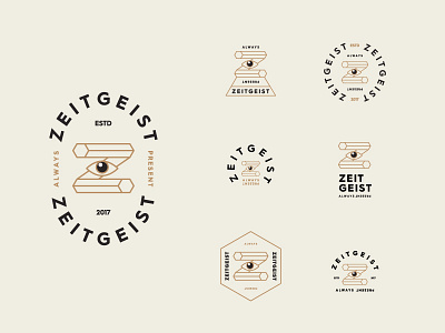 Zeitgeist apparel badges brand branding identity logo package packaging