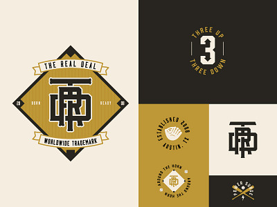 TRD apparel austin baseball branding identity mark packaging secondary logo skull sports