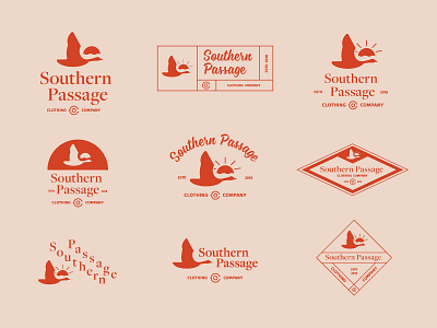 Southern Passage Explorations apparel badges brand branding identity logo package package design packaging skateboard skating