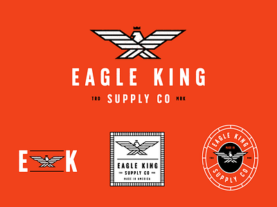 Eagle King apparel badges brand branding identity logo package package design packaging skateboard skating