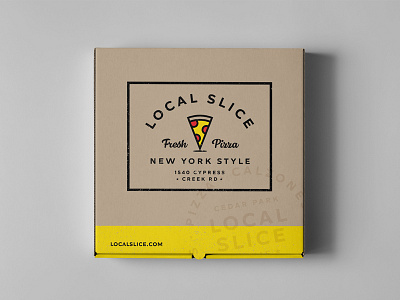 Local Slice - Pizza take out box