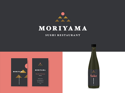 Moriyama alcohol austin branding design identity illustration japanese logo packaging sake sushi typography