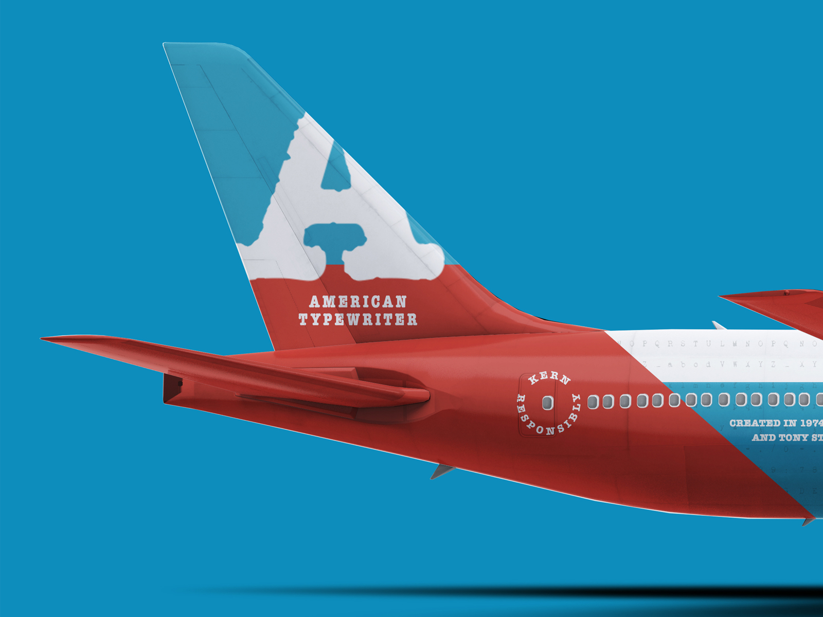 a-airplane-american-typewriter-by-jay-master-on-dribbble