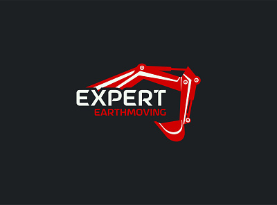 Expert Earthmoving brand identity design branding design graphic design icon illustration illustrator logo logo design