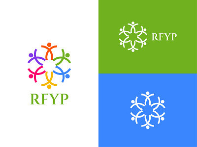 RFYP (Reach For Your Potential Inc) LOGO brand identity design branding design graphic design icon illustration illustrator logo logo design mental health organization