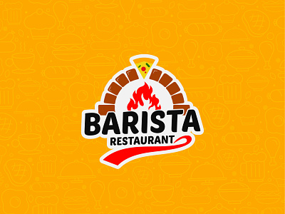 Barista Restaurant Logo best logo brand identity design branding design graphic design illustration illustrator logo logo design