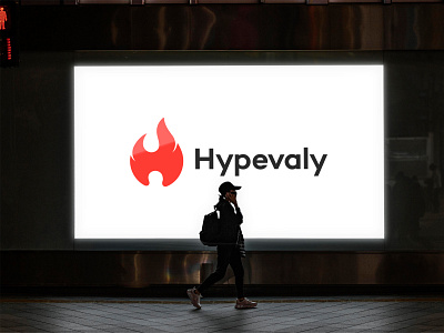 Hypevaly Logo Concept animation brand identity branding design graphic design graphic designer logo logo design logo type motion graphics professional simple