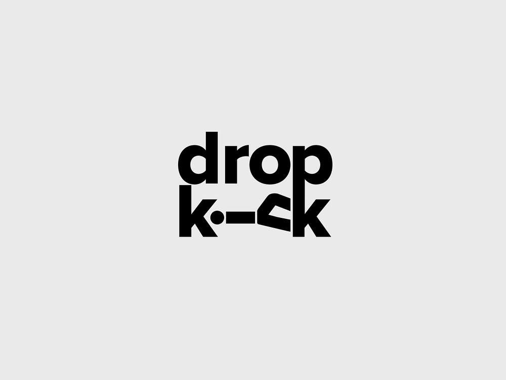 Drop Kick Logo designs, themes, templates and downloadable graphic