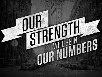 Strength In Numbers ad brooklyn concept logo type poster retro sports text texture type vintage