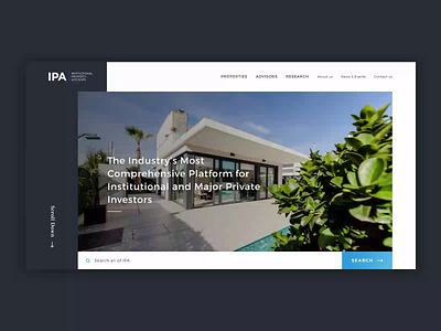 Ipa - Homepage advisor home homepage investment ipa properties property search realestate
