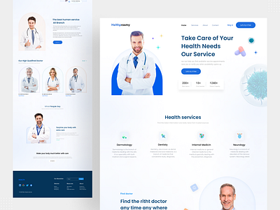 Medical Website Landing Page Design