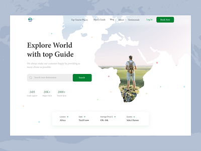 Travel Guide Landing Page