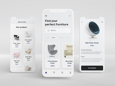 Furniture  Mobile App Design