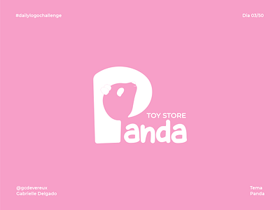 Panda - Daily Logo Challenge branding dailylogochallenge design illustration illustrator logo minimal typography vector